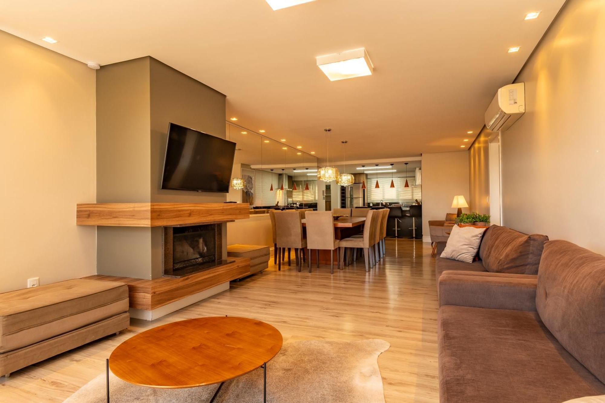 A Apenas 300 Mts Da Rua Coberta, No Exclusivo Via Florida Apartment Gramado Bagian luar foto